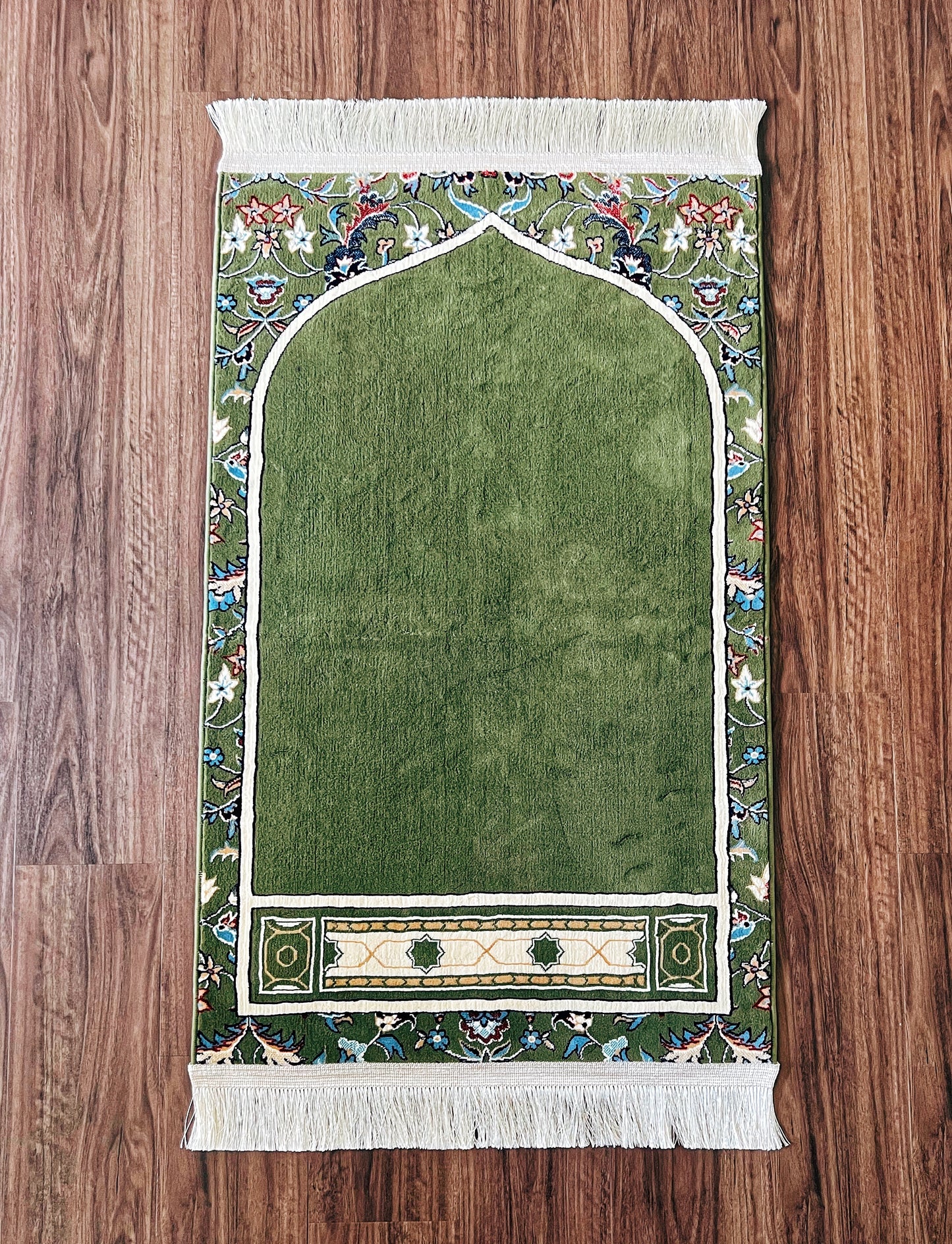 Premium Imam Haramain Sejadah - Green